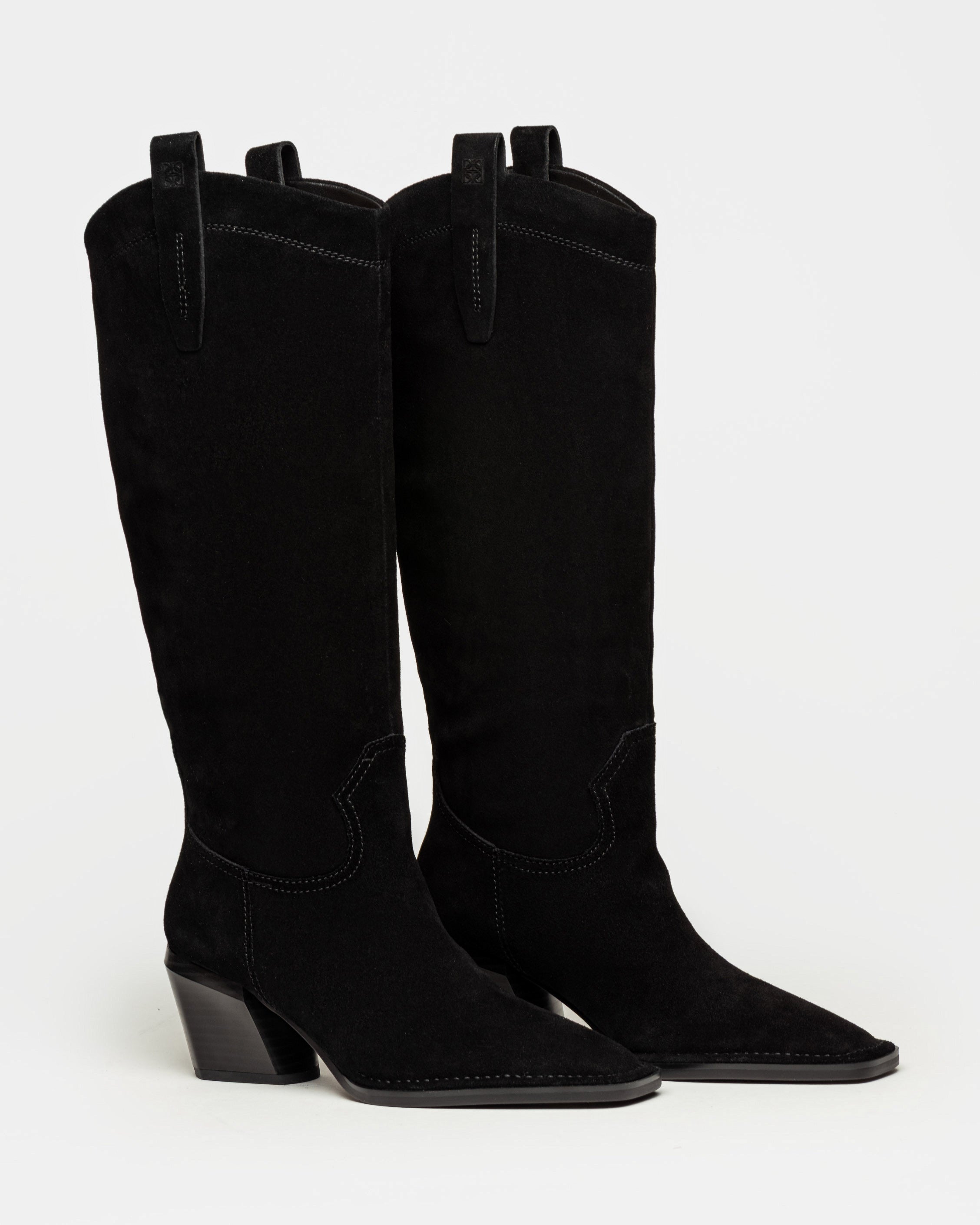 Bota caña alta Eleanor en gamuza