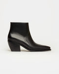 Bota caña baja Cash en cuero liso