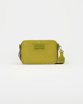 Bandolera New Penny en efecto gamuza