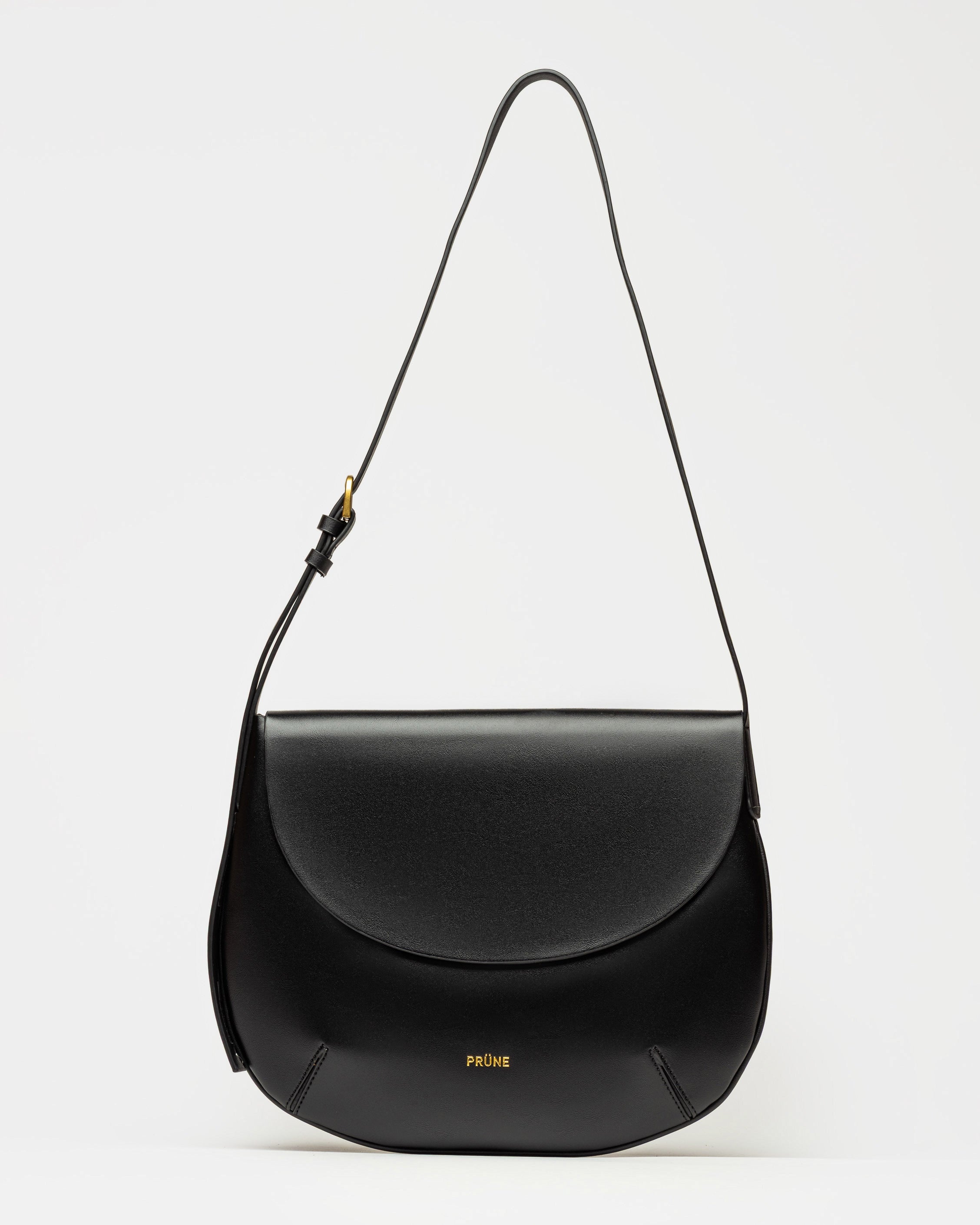 Cartera al hombro Mod en efecto cuero liso