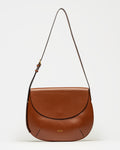 Cartera al hombro Mod en efecto cuero liso