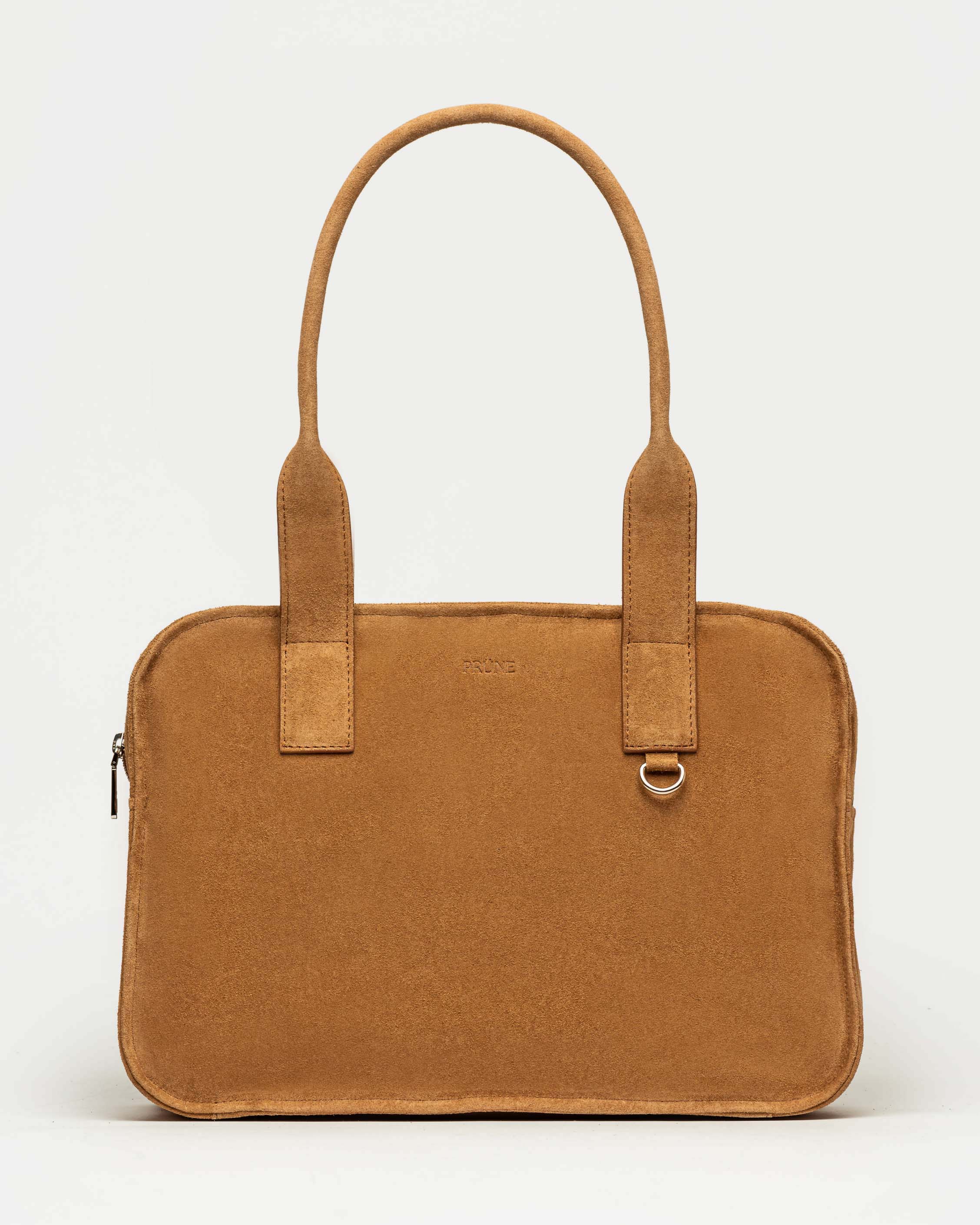 Bolso Capri en cuero gamuza