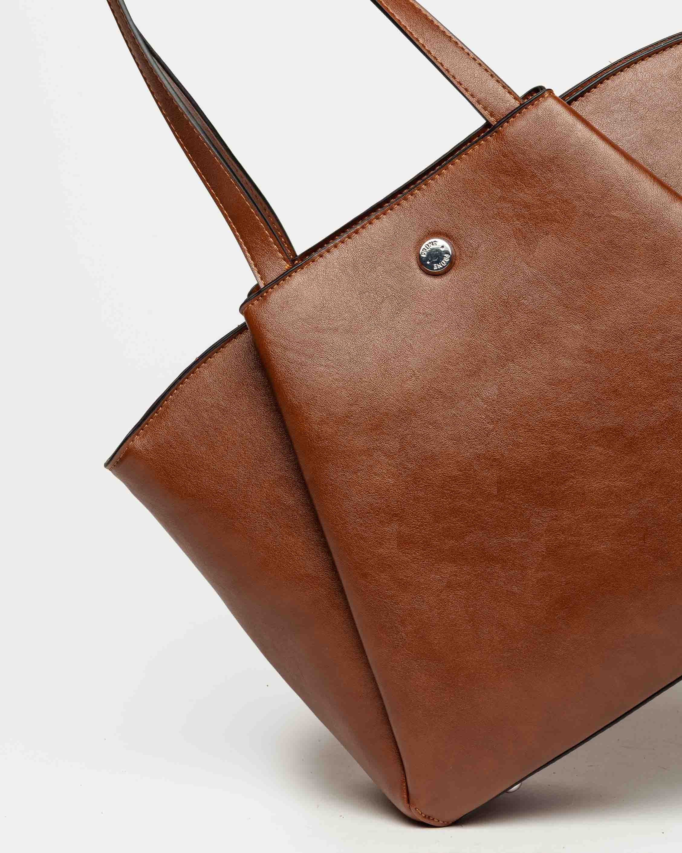 Shopper Raix en efecto cuero liso