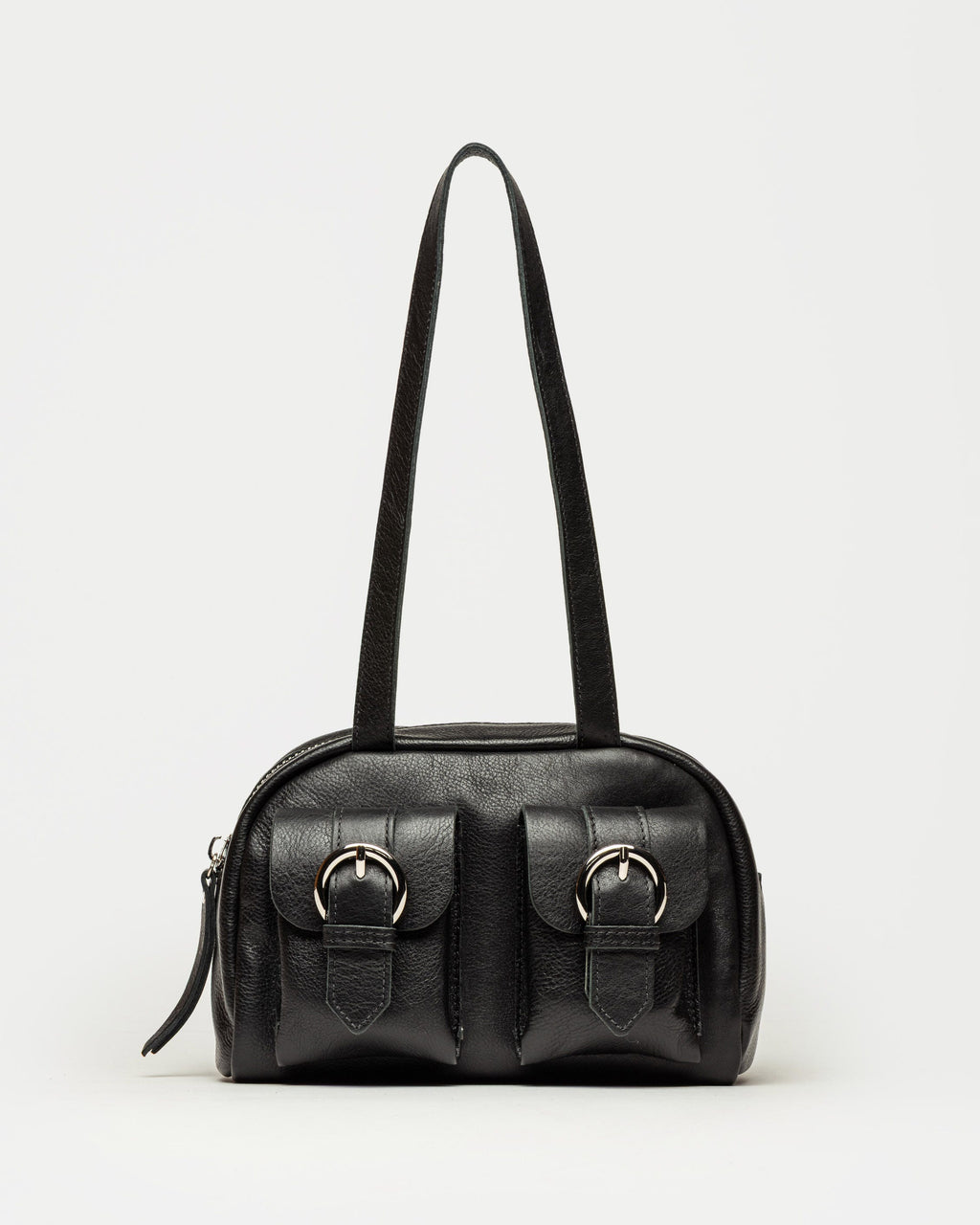 Cartera al hombro Indie en cuero graneado