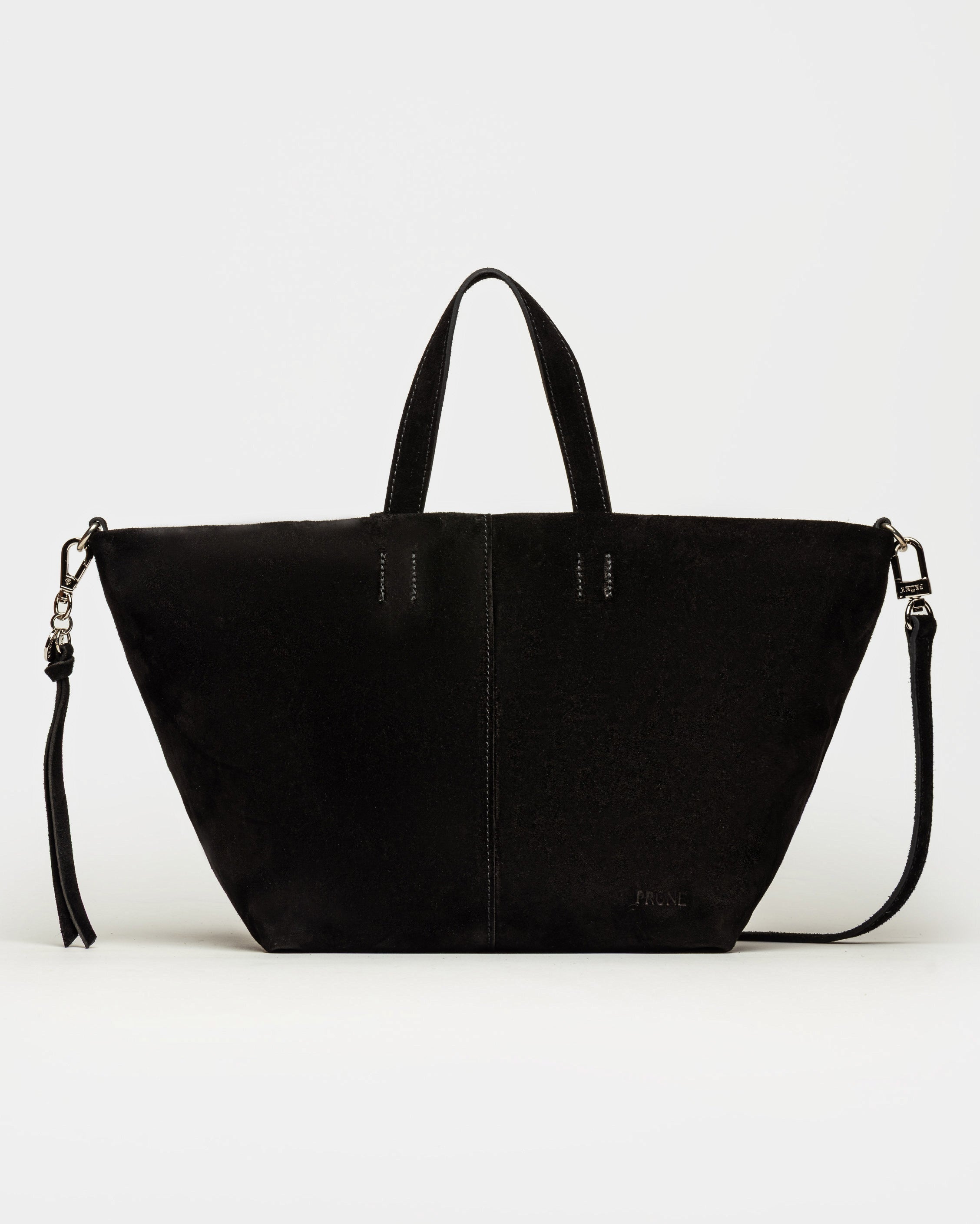 Cartera de mano The Flapper en cuero gamuza