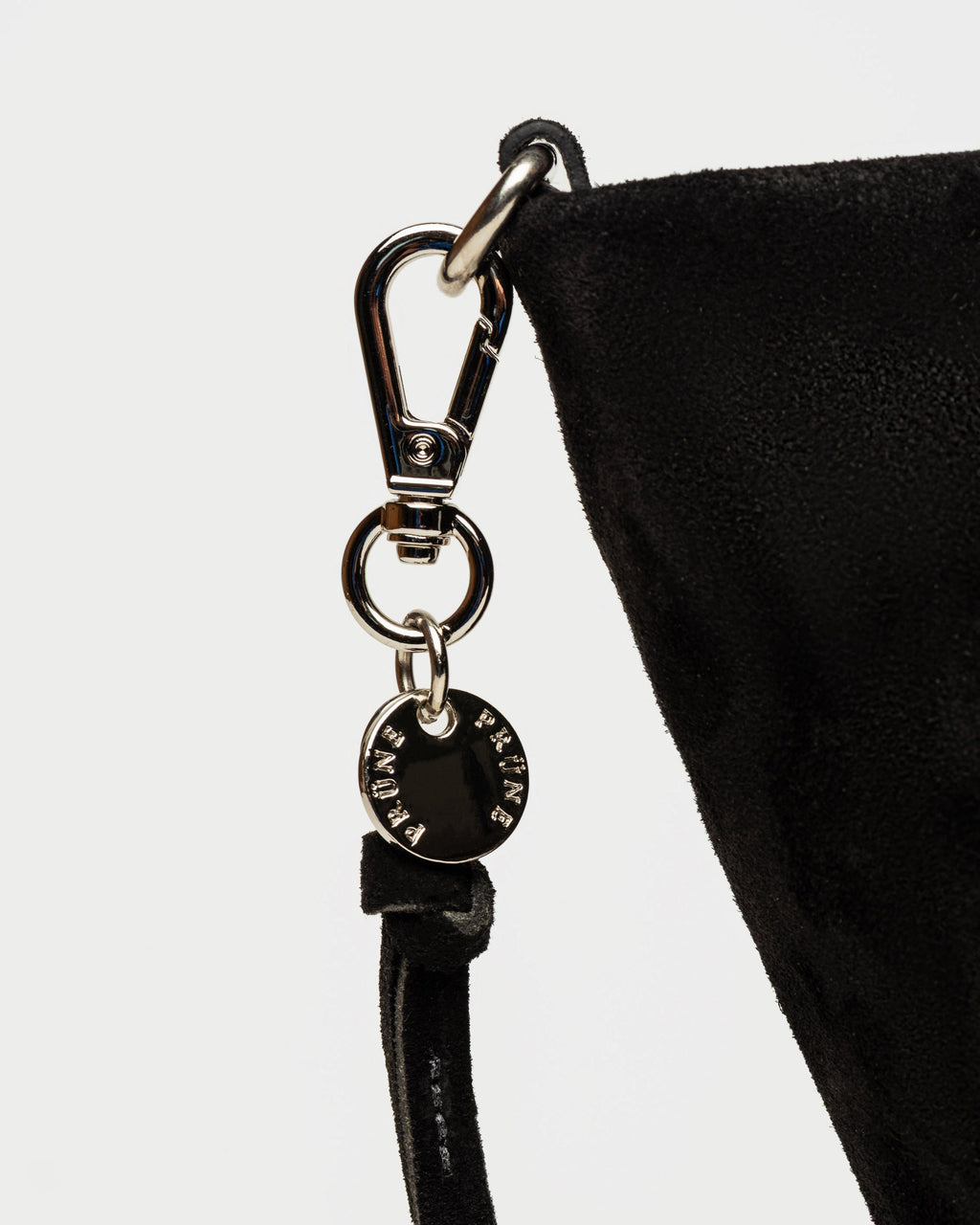 Cartera de mano The Flapper en cuero gamuza