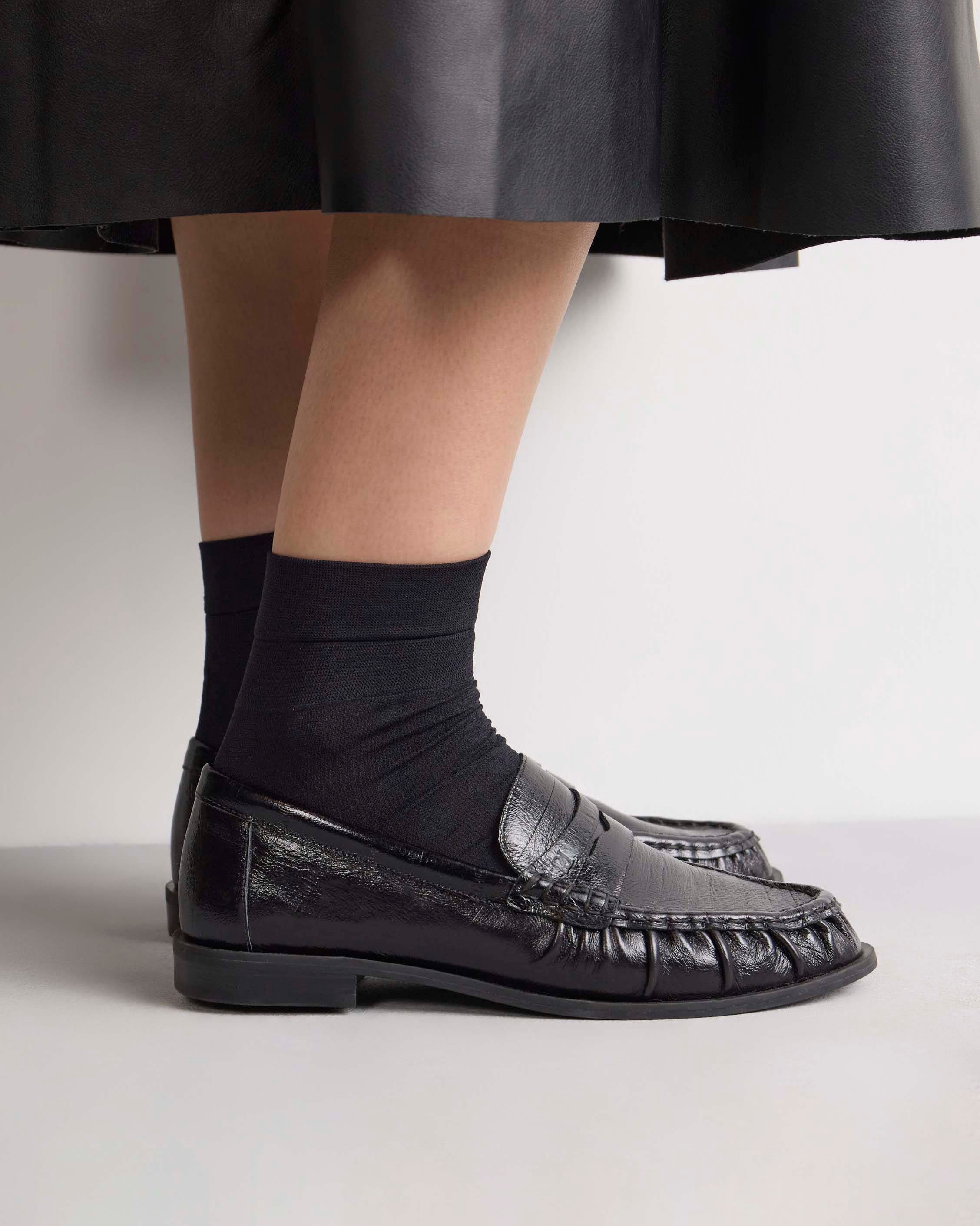 Mocasín Hans en cuero snake