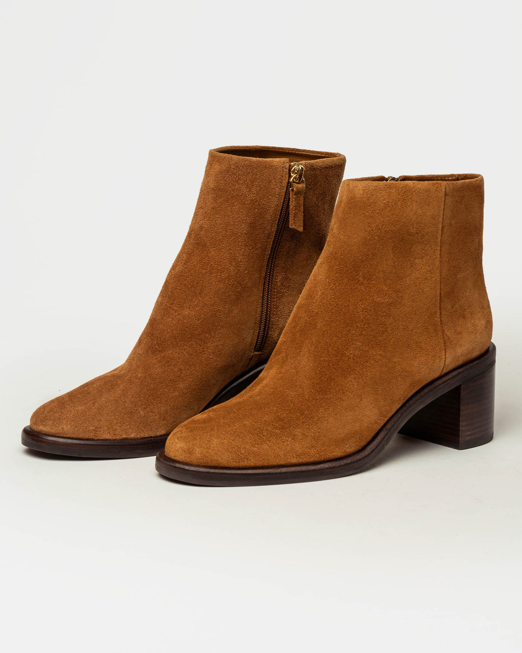 Bota caña baja Simone en gamuza
