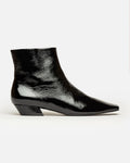Bota caña baja Ronnie en cuero gloss